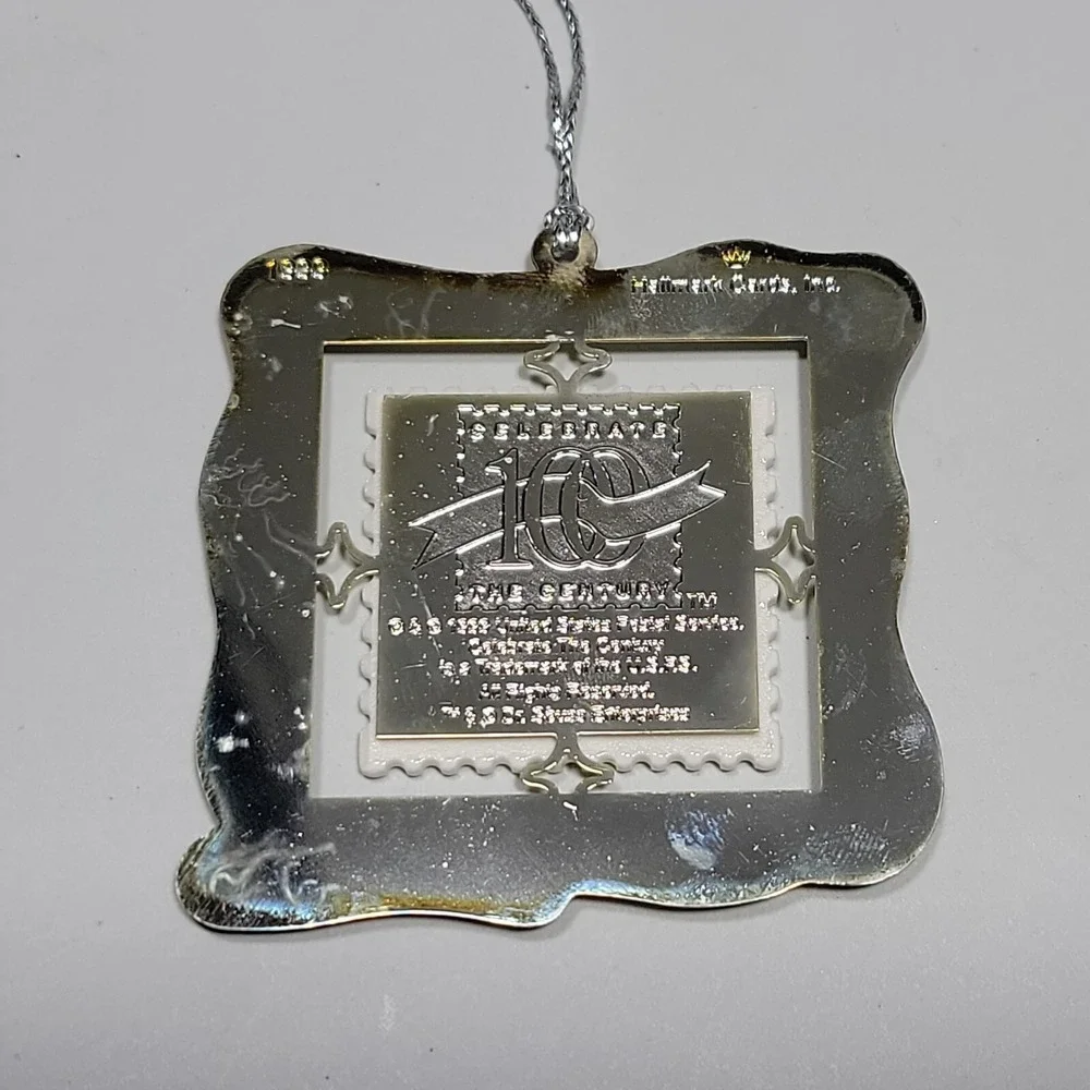 Hallmark 1999 Cat in the Hat Dr Seuss USPS Stamp Keepsake Ornament *‎